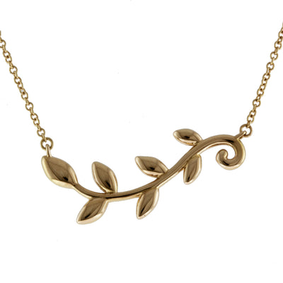 TIFFANY&Co. ティファニー オリーブリーフ ネックレス 18金 K18ピンク