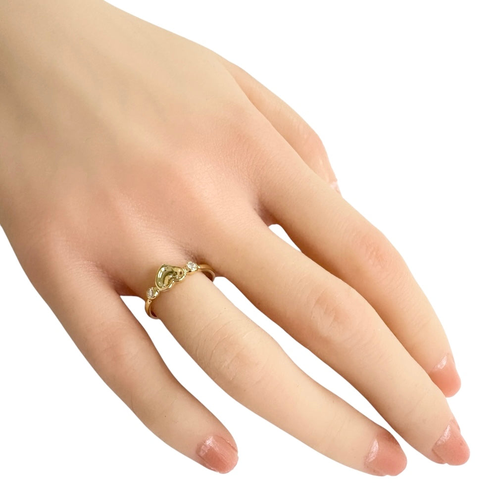 TIFFANY&Co. ティファニー クローズドハート リング 指輪 11号 18金