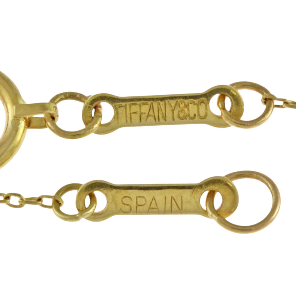 TIFFANY&Co. ティファニー レターK ネックレス 18金 K18イエロー