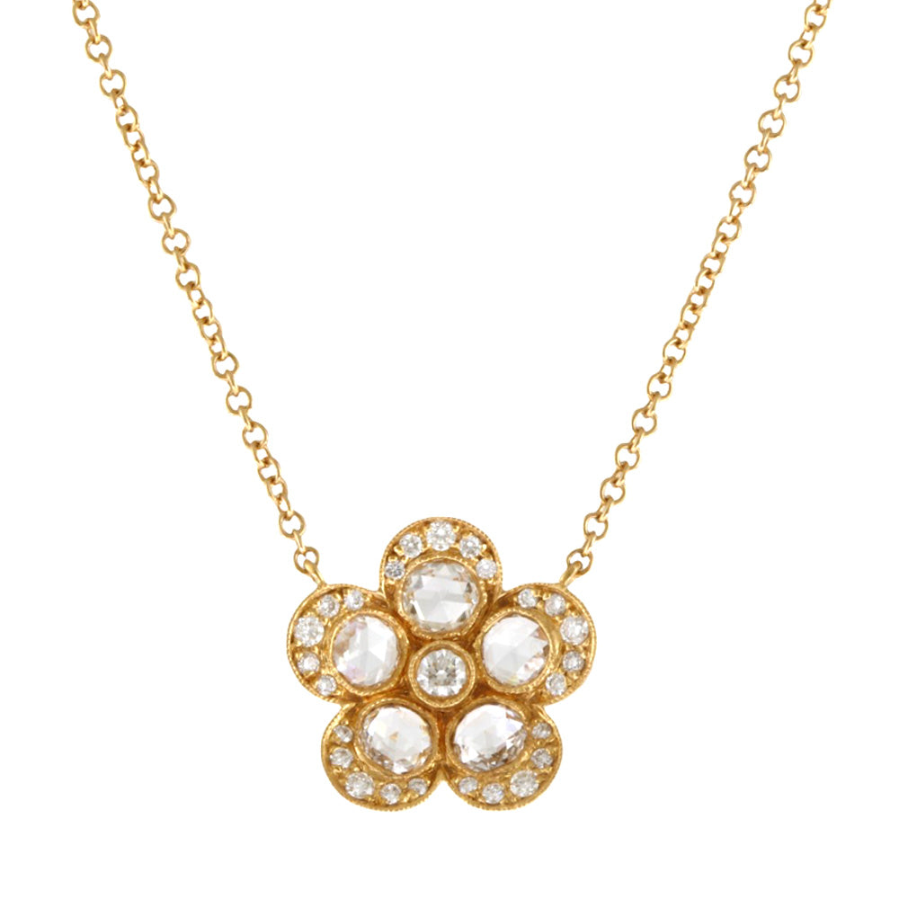 TIFFANY&Co. ティファニー ガーデンフラワー ネックレス 18金 K18