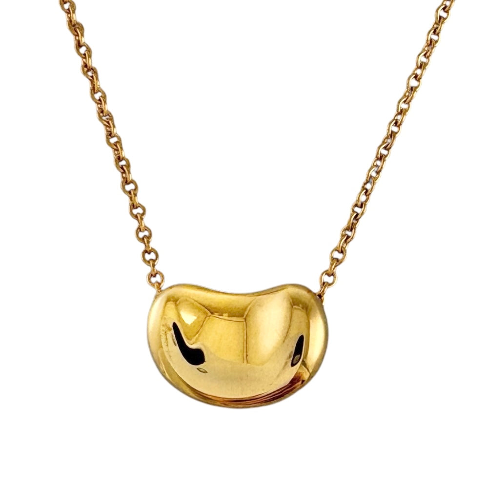 TIFFANY&Co. ティファニー ビーン ネックレス 18金 K18イエロー