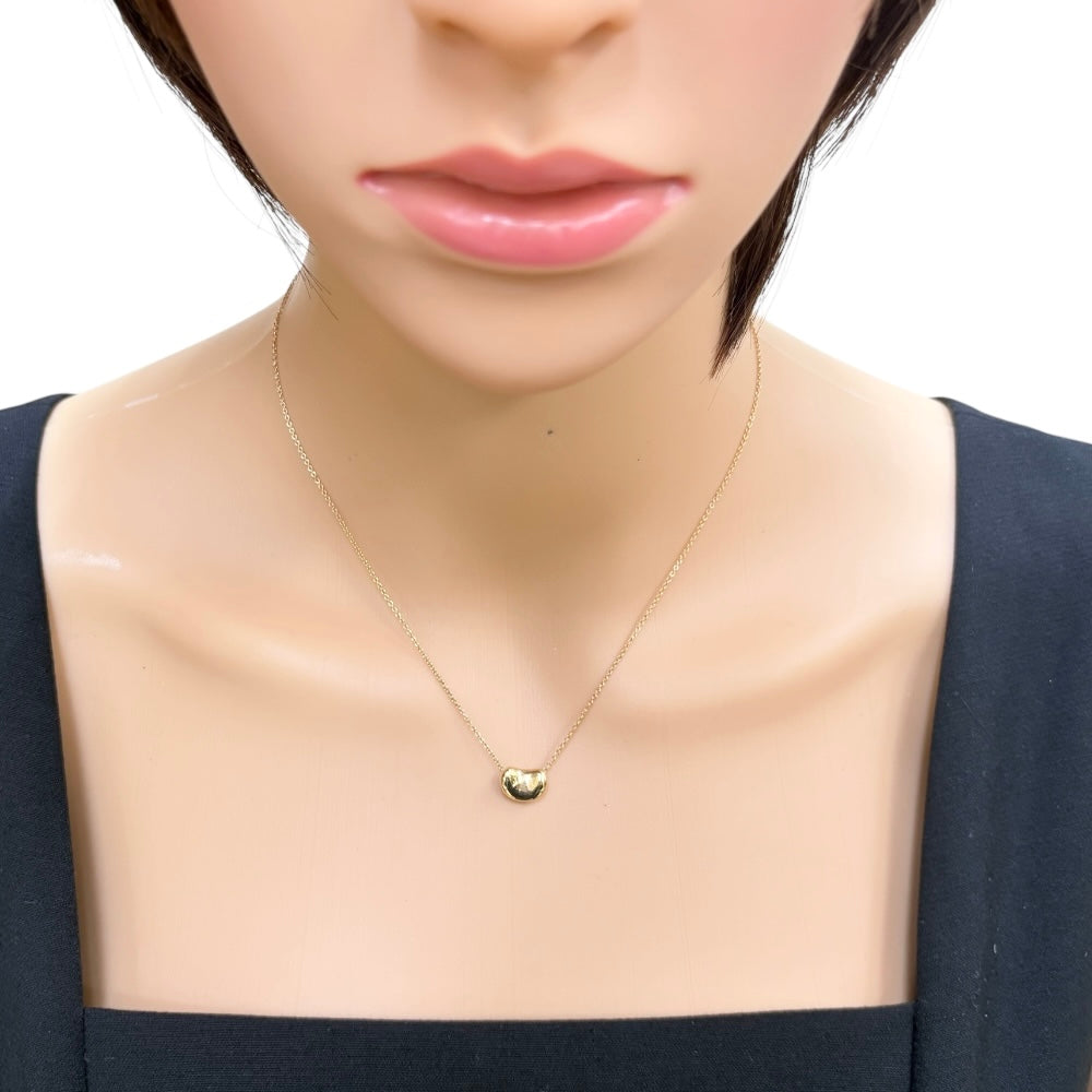 TIFFANY&Co. ティファニー ビーン ネックレス 18金 K18イエロー