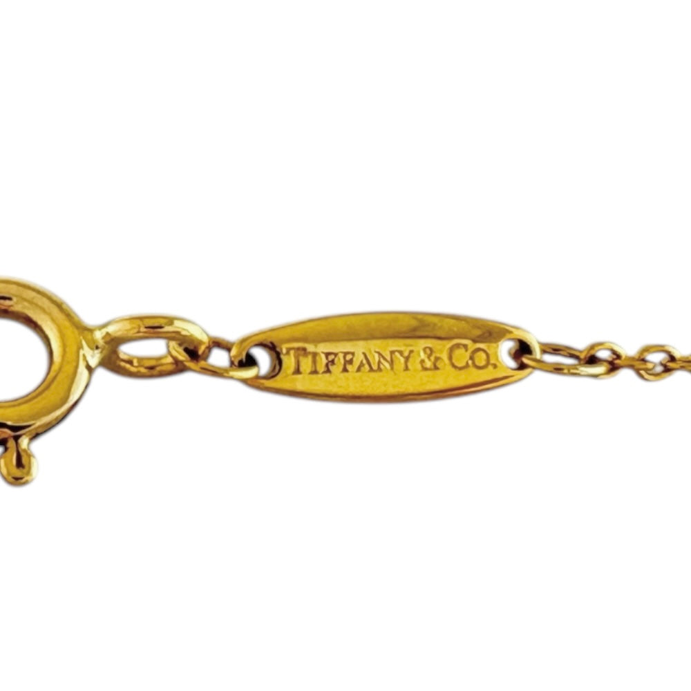 TIFFANY&Co. ティファニー バイザヤード 約0.12ct ネックレス 18金 K18