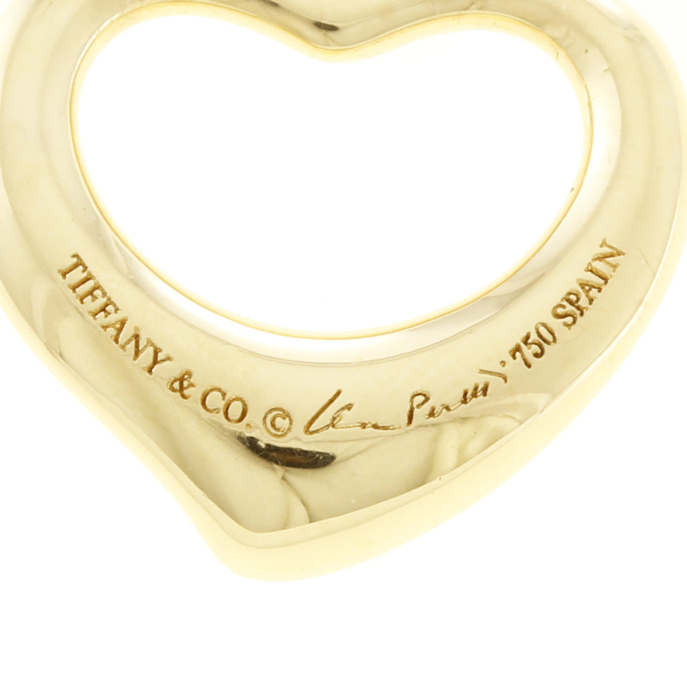 ティファニー TIFFANY&Co. オープンハート ペンダントトップ 18金 K18