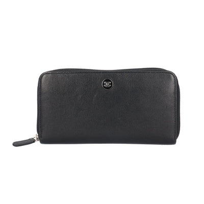 CHANEL シャネル ココボタン 長財布 レザー レディース 中古 – 【公式