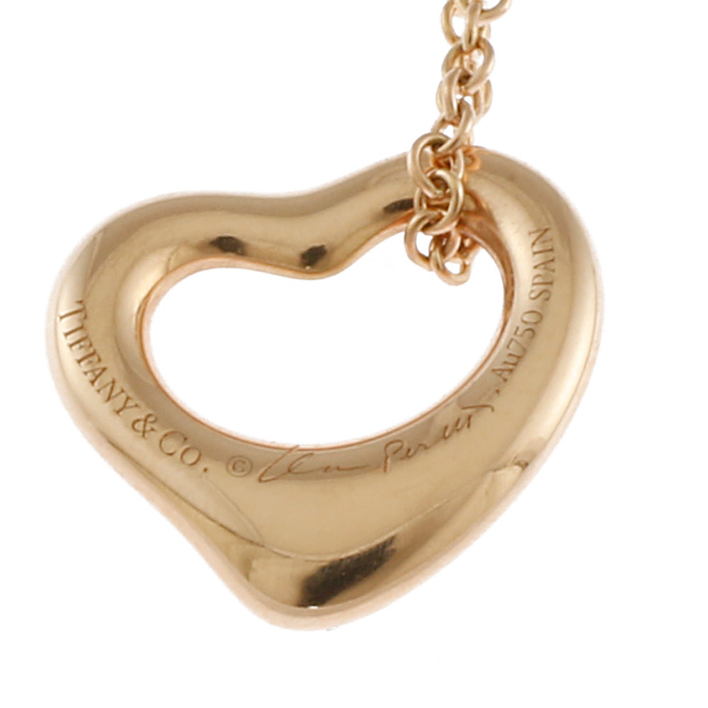 TIFFANY&Co. ティファニー オープンハート ネックレス 18金 K18ピンク