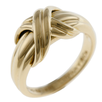 TIFFANY&Co. ティファニー シグネチャー クロス リング 指輪 10号 18金