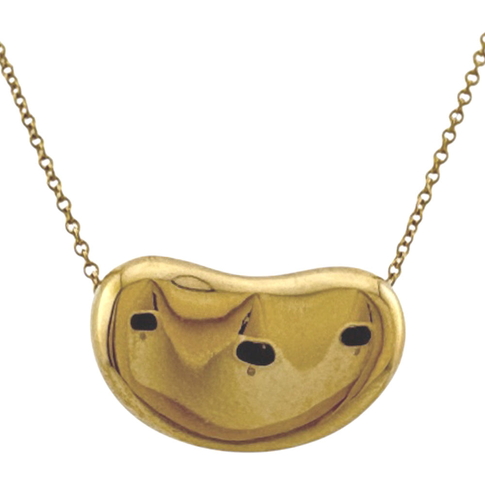 TIFFANY&Co. ティファニー ビーン ネックレス 18金 K18イエロー