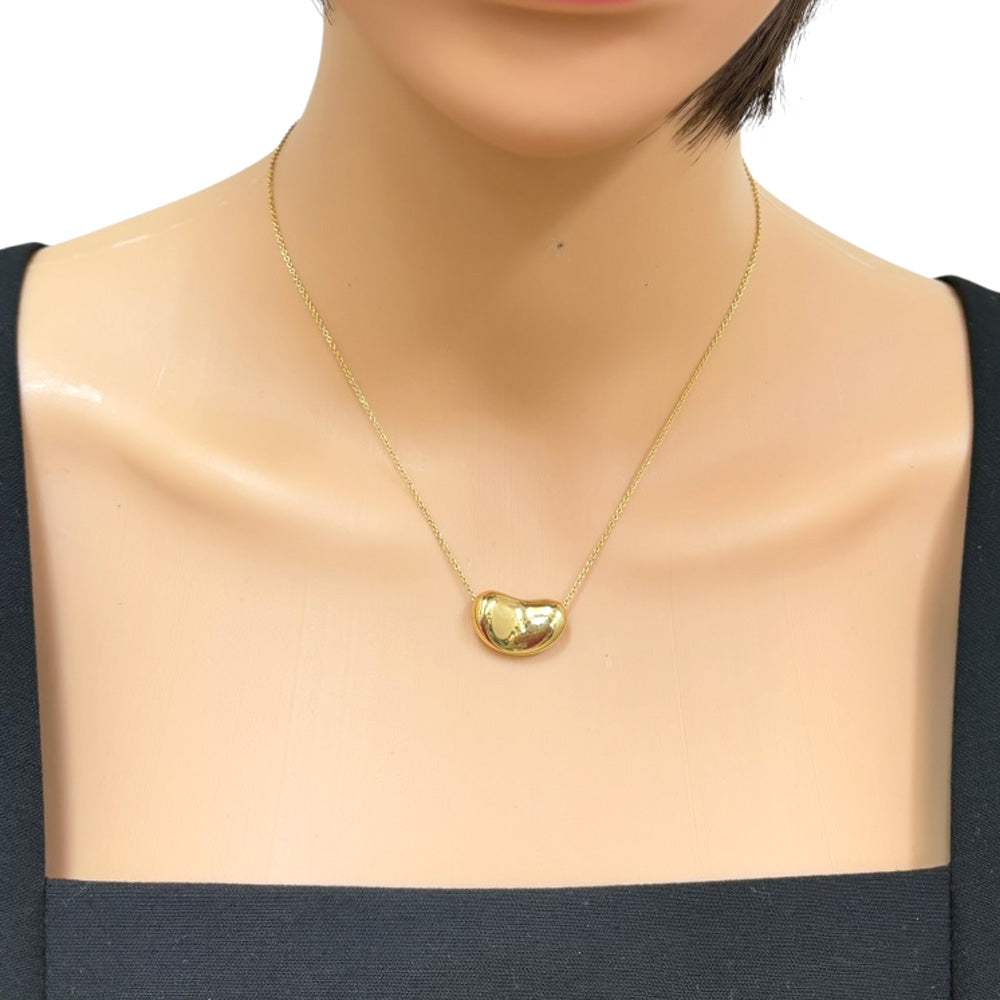 TIFFANY&Co. ティファニー ビーン ネックレス 18金 K18イエロー