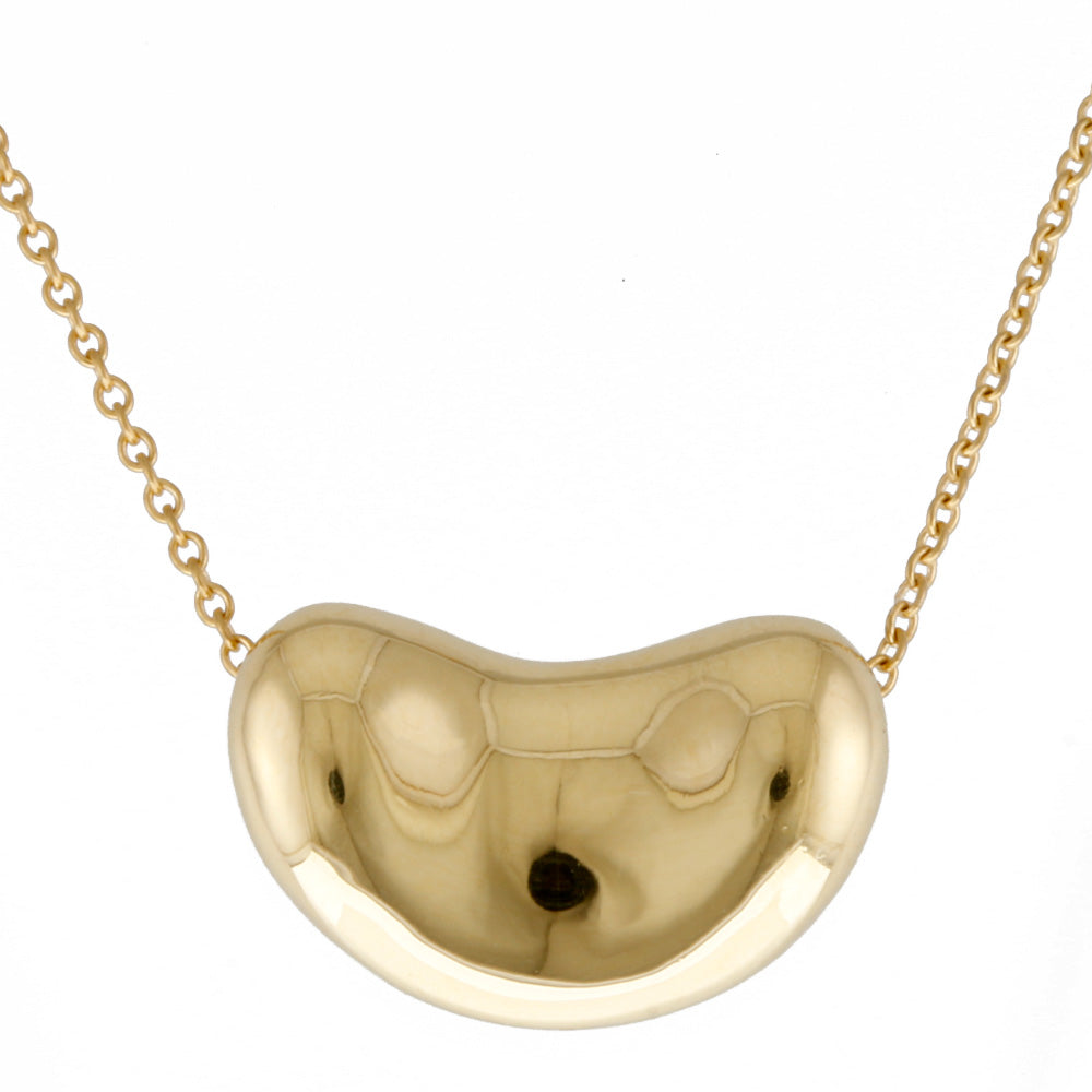 TIFFANY&Co. ティファニー ビーン ネックレス 18金 K18イエロー