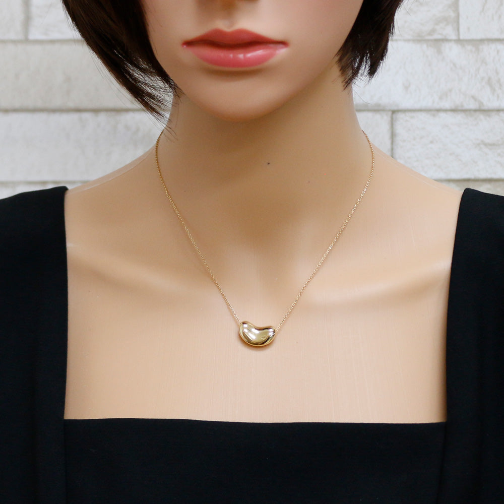 TIFFANY&Co. ティファニー ビーン ネックレス 18金 K18イエロー