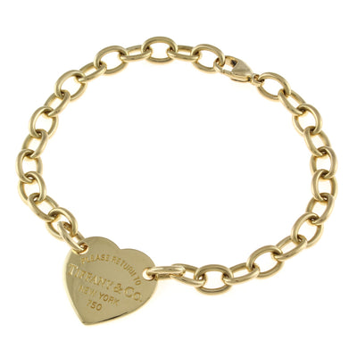 ティファニー TIFFANY&Co. リターン トゥ ハート ブレスレット 18金