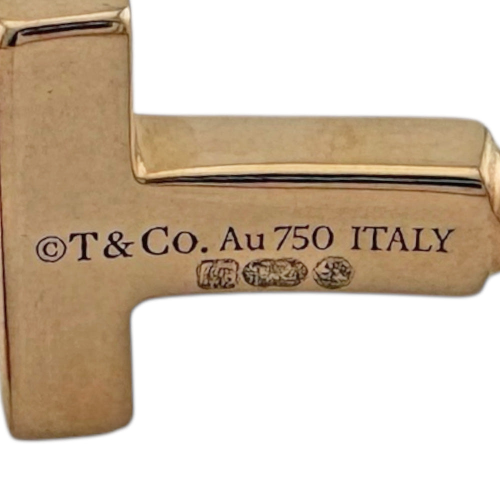 TIFFANY&Co. ティファニー Tワイヤー バングル 18金 K18ピンクゴールド