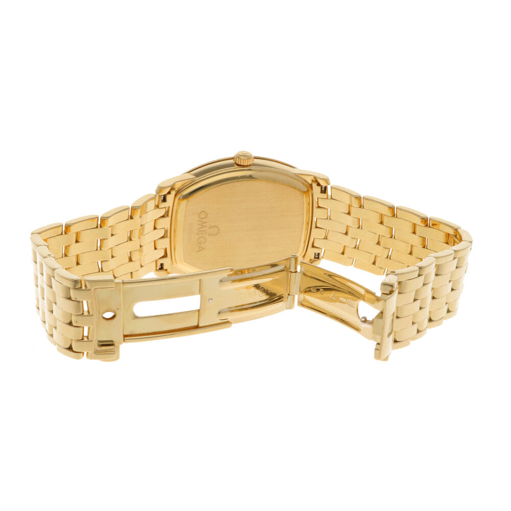 OMEGA オメガ ジャンピングアワー デ・ビル 腕時計 18金 K18イエロー