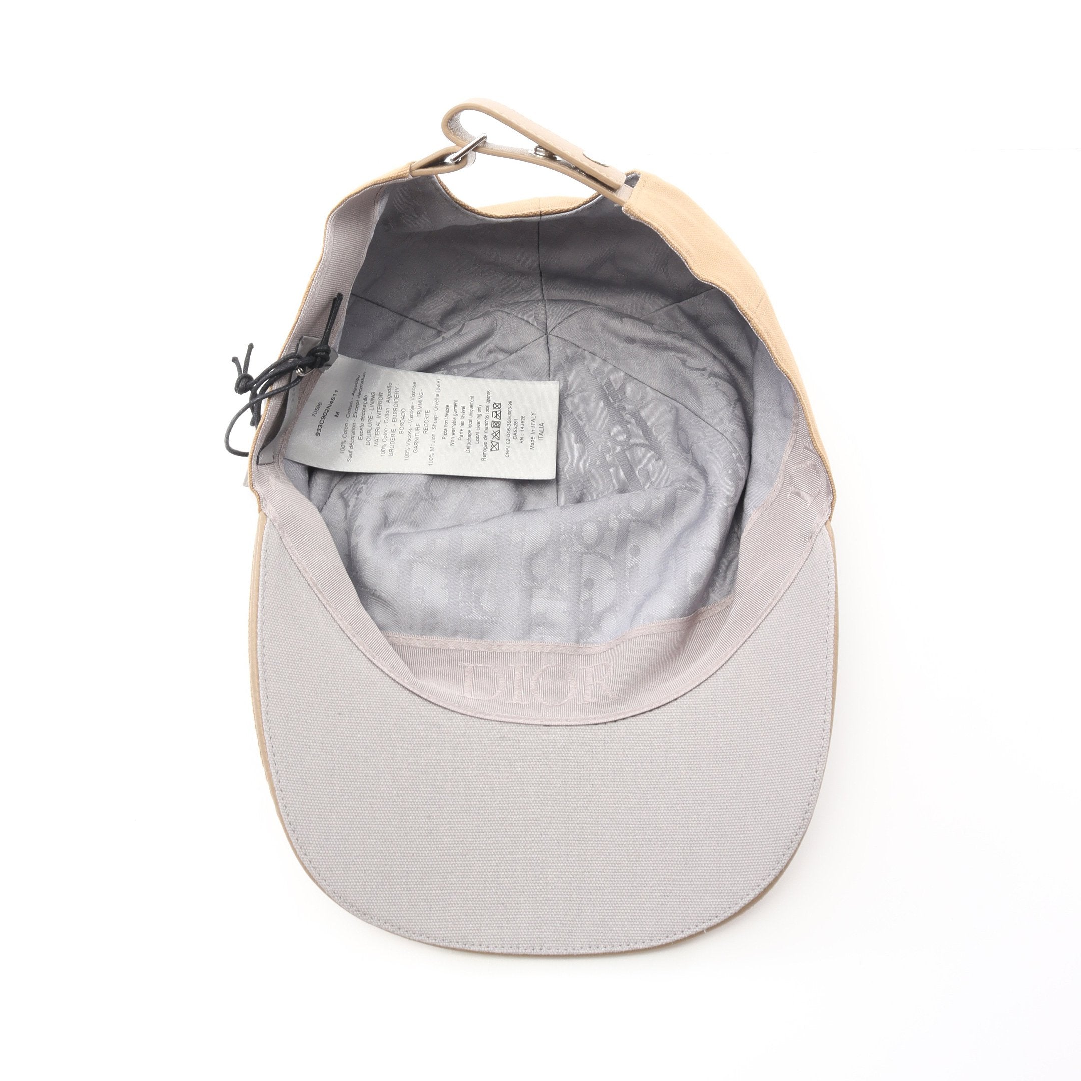 DIOR × TRAVIS SCOTT CACTUS JACK キャップ コットン ベージュ