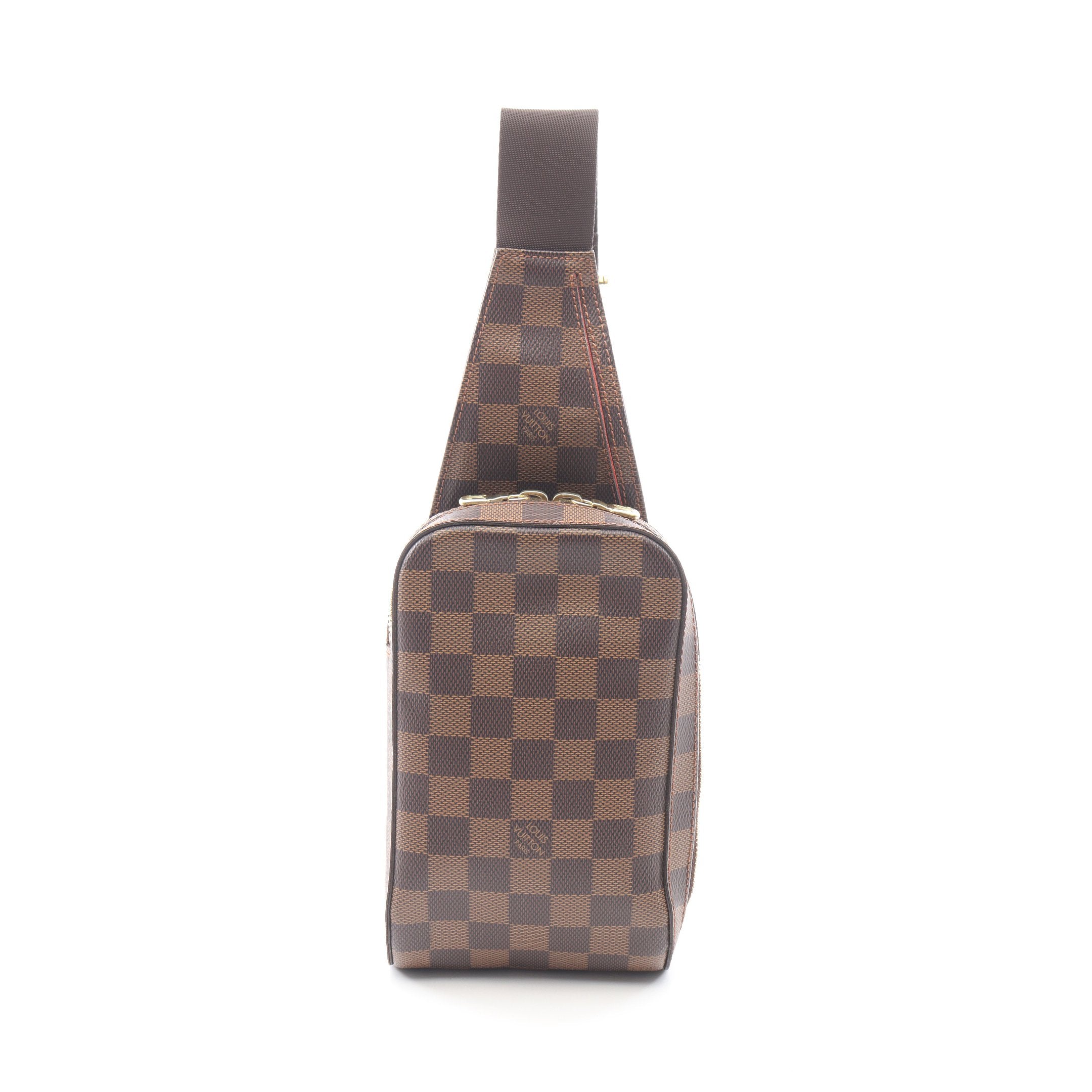 ジェロニモス ダミエエベヌ ボディバッグ PVC ブラウン ルイヴィトン