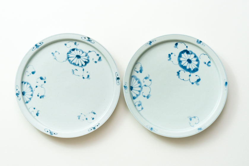 天平平皿 七寸 菊絵 | オンラインショップ | 生活購買店reed