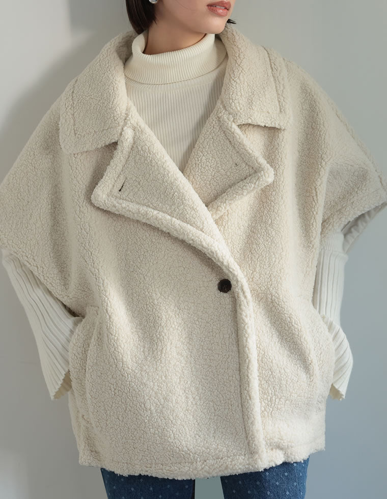 テディボアポンチョジャケット - ジャケット/アウター通販 | 人気