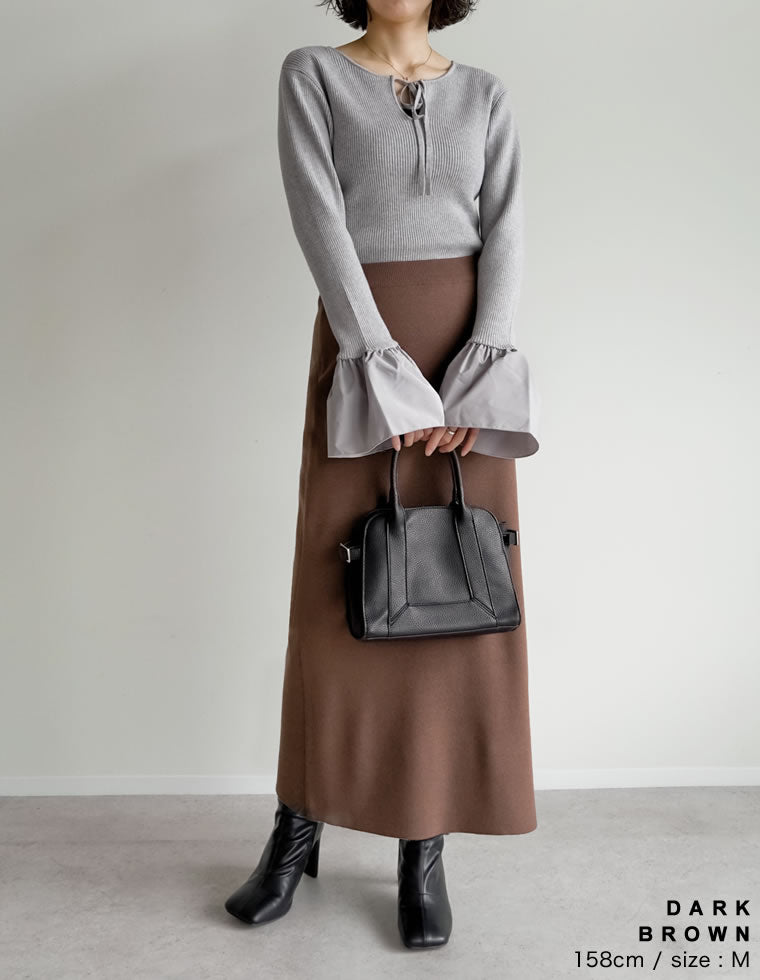 ミラノリブナローニットスカート - スカート通販 | 人気レディース