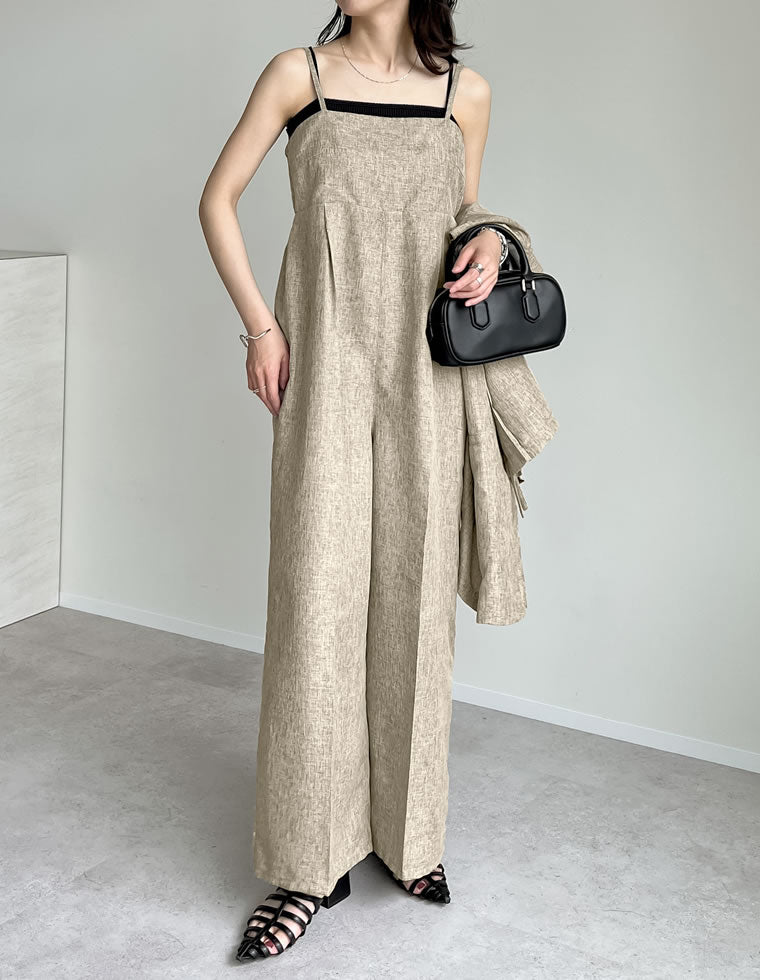 リネンライクキャミオールインワン - オールインワン通販 | 人気