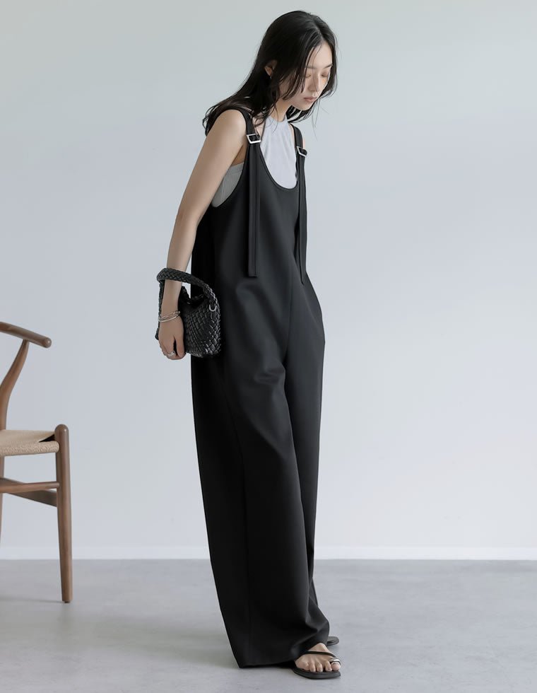 ポンチUネックワイドオールインワン - オールインワン通販 | 人気