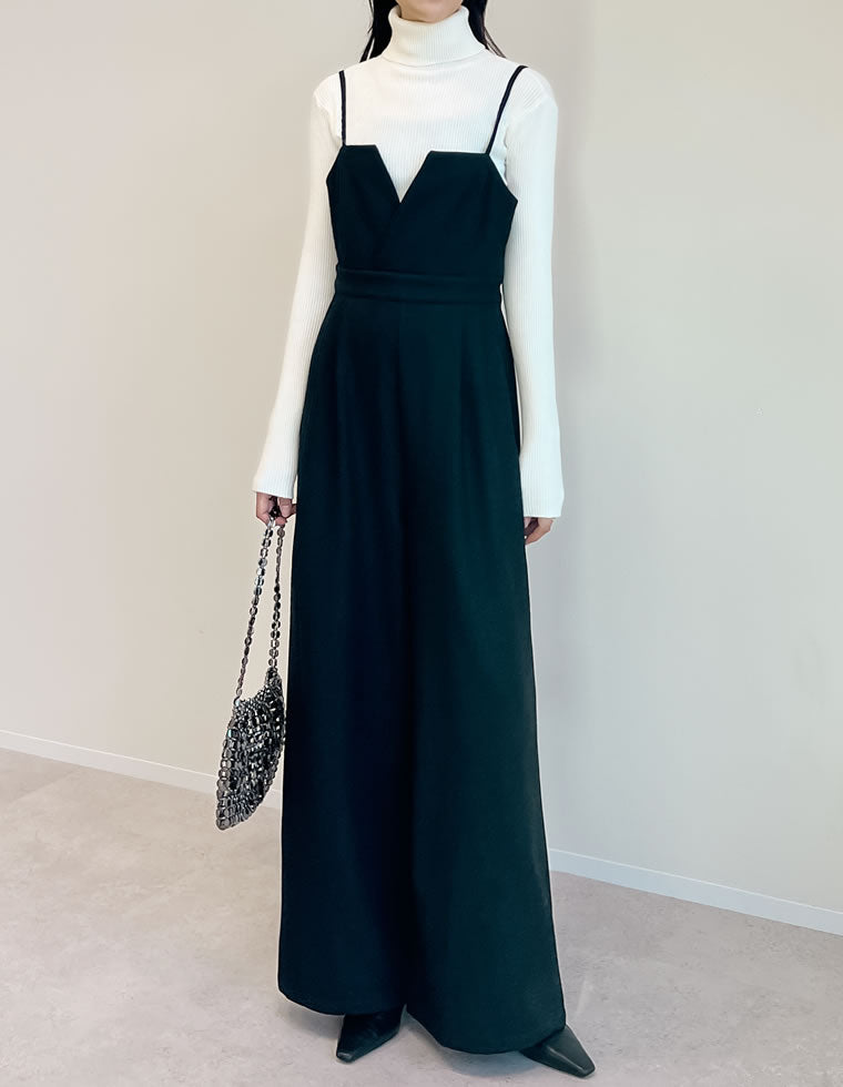 ストレッチミックスツイルオールインワン - オールインワン通販 | 人気