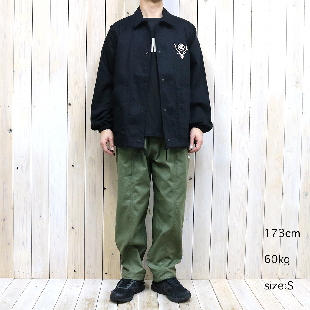 SOUTH2 WEST8『Coach Jacket-Cotton Twill』(Black) – Reggieshop