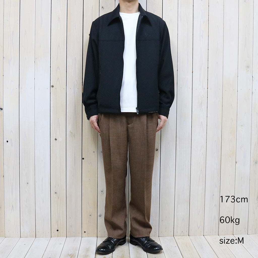 Needles『Tucked Side Tab Trouser-Poly Chambray』(Brown) – Reggieshop