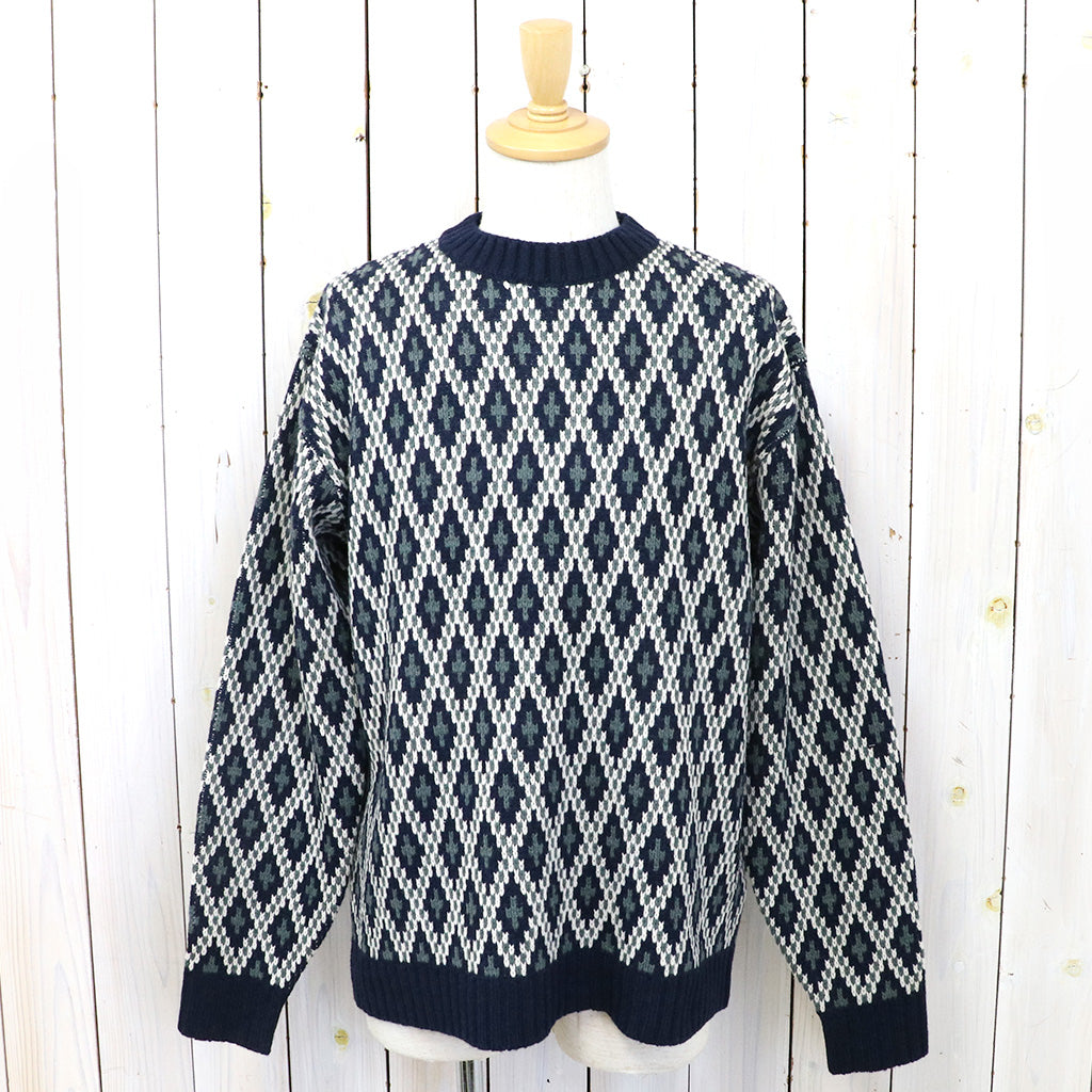 Needles『Crew Neck Sweater-Shetland』(Navy) – Reggieshop