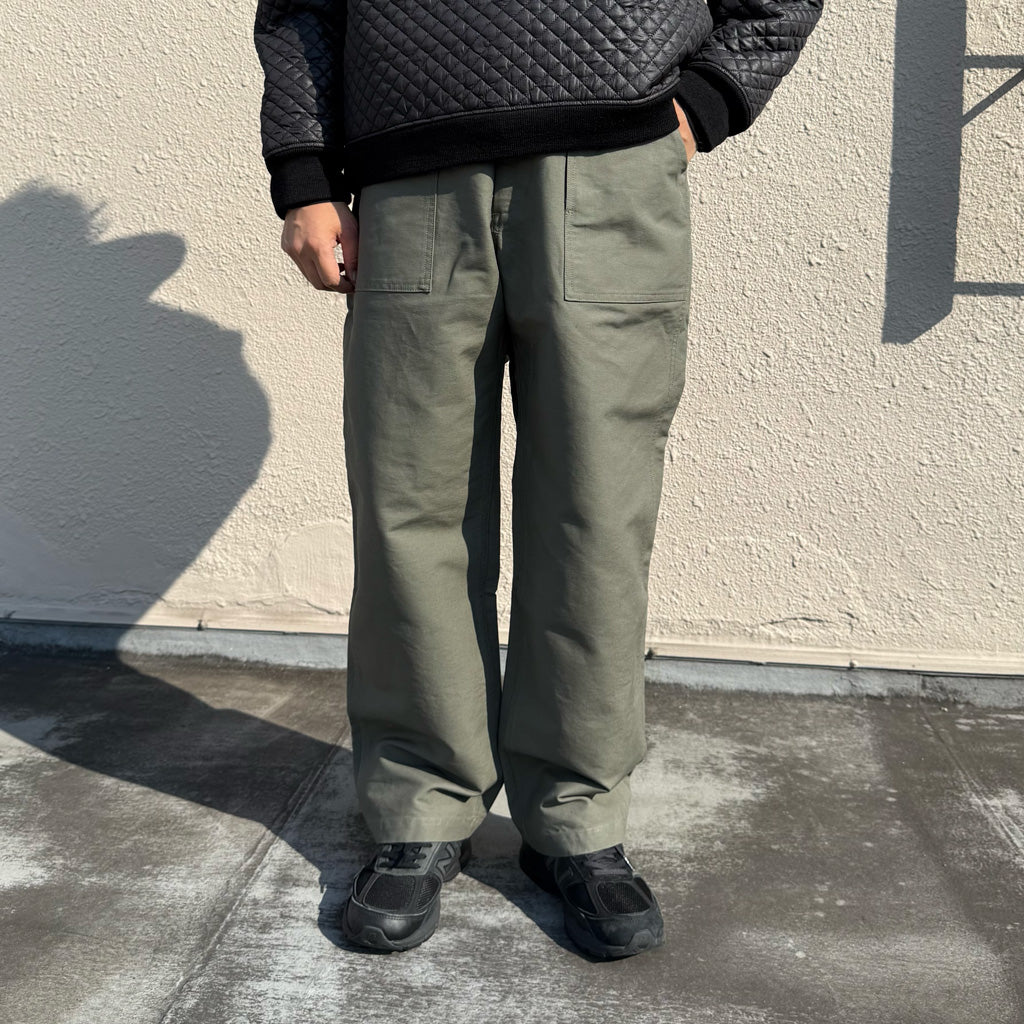ENGINEERED GARMENTS : Fatigue Pant-Cotton Double Cloth (Olive
