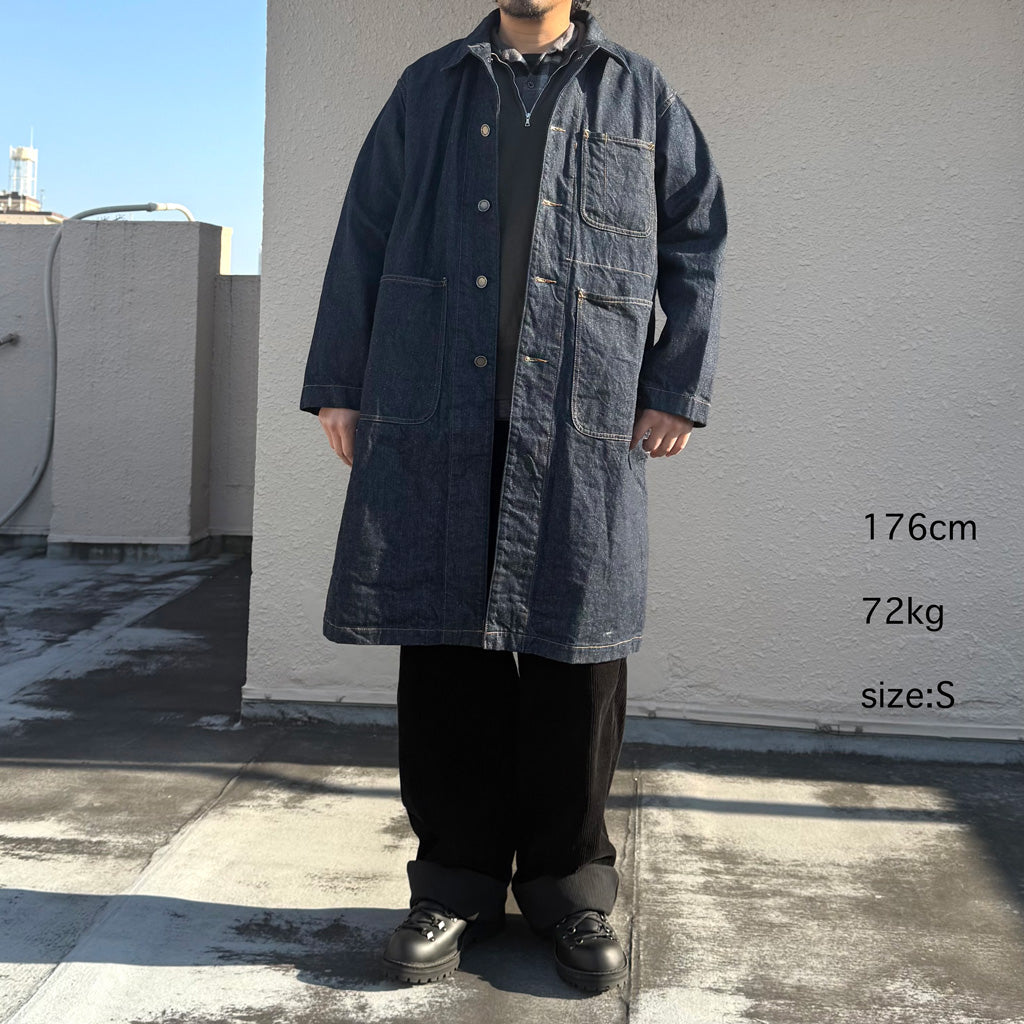 ENGINEERED GARMENTS WORKADAY : Shop Coat-12oz Cone Denim – Reggieshop