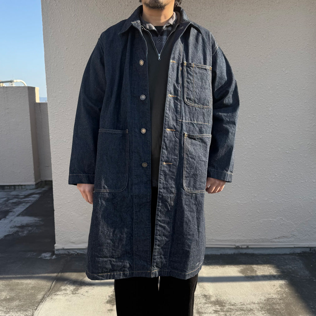 ENGINEERED GARMENTS WORKADAY : Shop Coat-12oz Cone Denim – Reggieshop