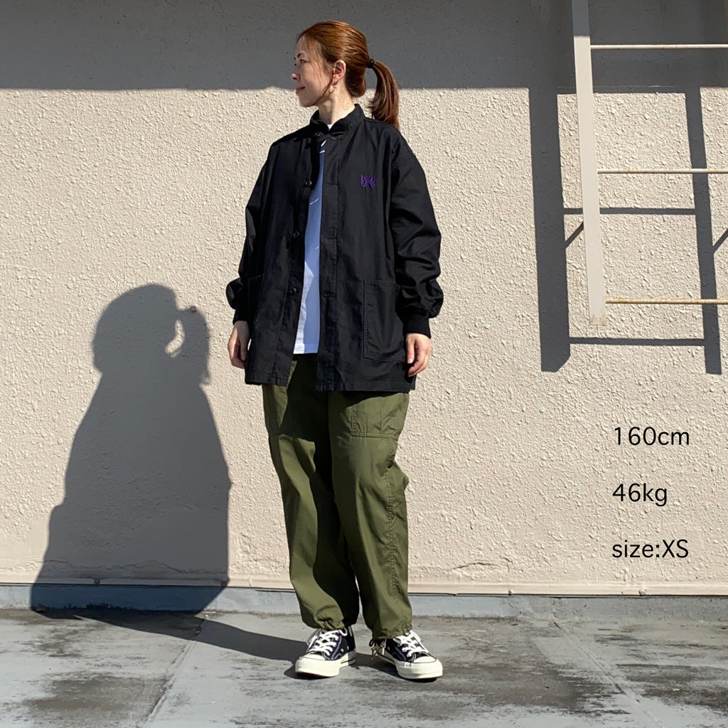 Needles『S.C.Army Shirt-Back Sateen』(Black) – Reggieshop