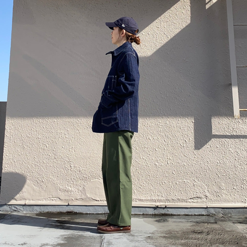 WAREHOUSE『Lot 2165 INDIGO HERRINGBONE COVERALL WITH CHINSTRAP