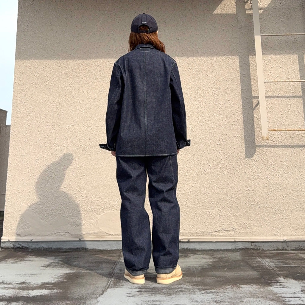 WAREHOUSE : Lot 2224 1920'S FREE LAND CHORE JACKET (INDIGO DENIM