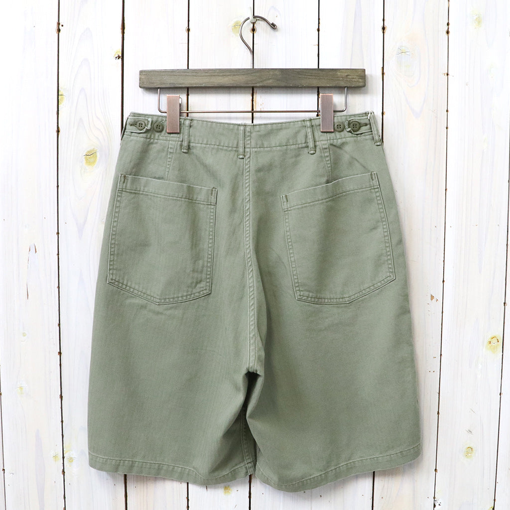 orSlow : SUMMER FATIGUE SHORTS (GREEN) – Reggieshop