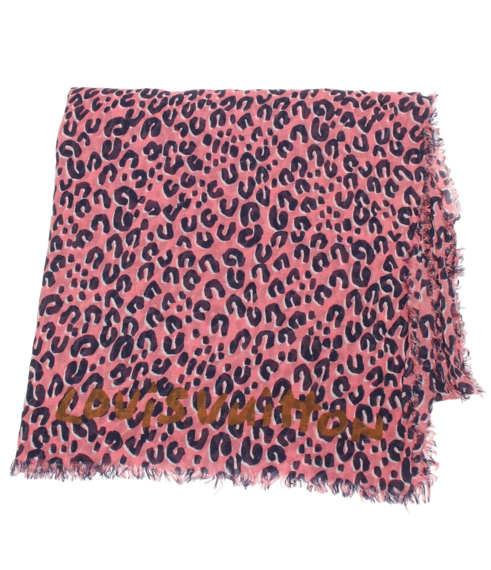 LOUIS VUITTON 大判ストール ショール レオパード柄 レディース ルイ