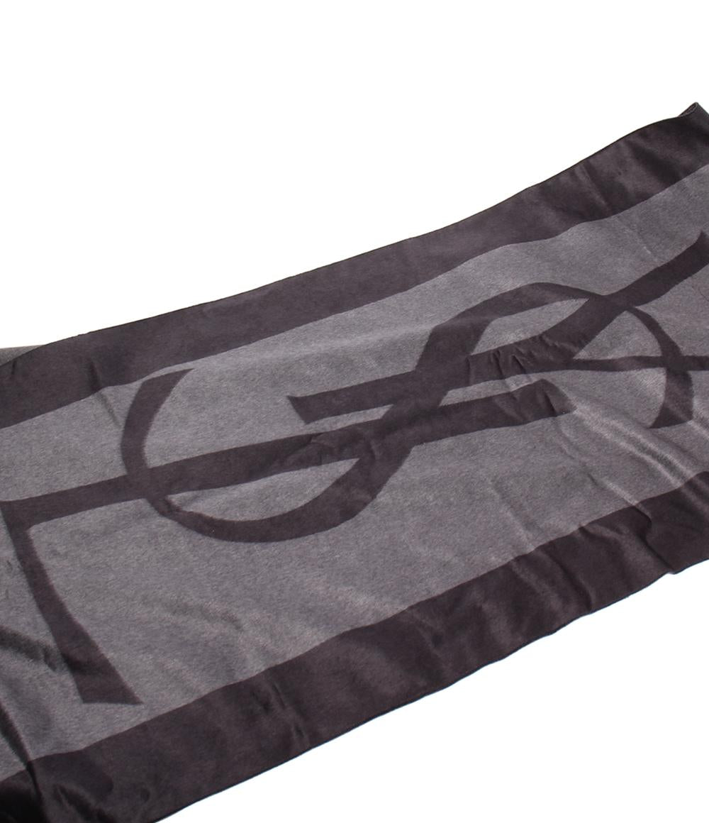 SAINT LAURENT PARIS マフラー シルク100% 794861 3Y009 メンズ