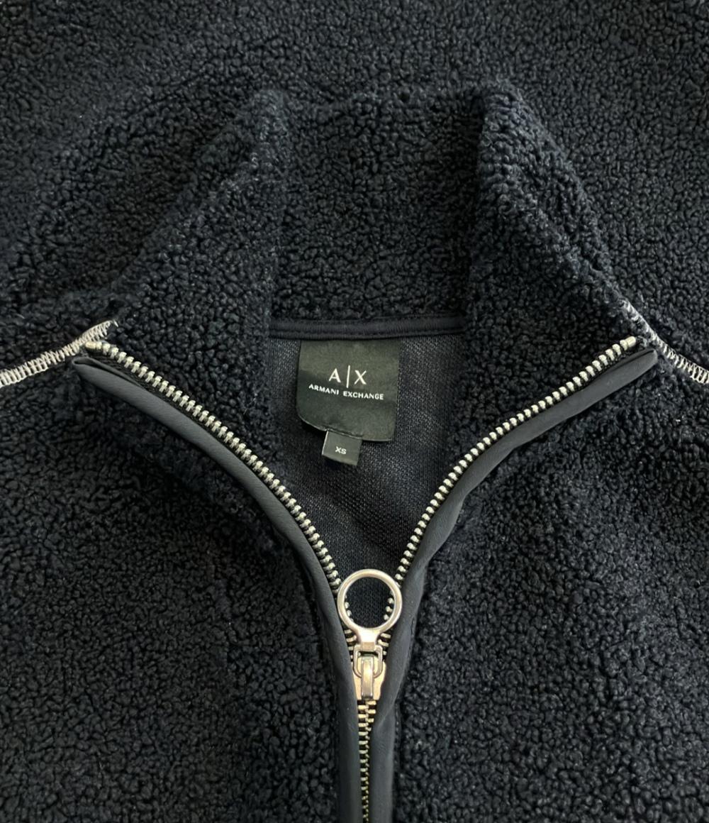 アルマーニエクスチェンジ ボアフリースジャケット メンズ ARMANI