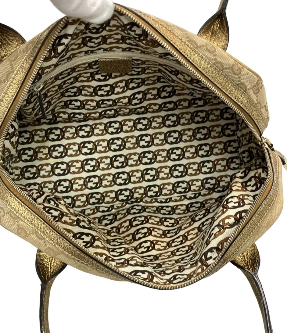 グッチ ショルダーバッグ ミニボストンバッグ肩掛け GGキャンバス