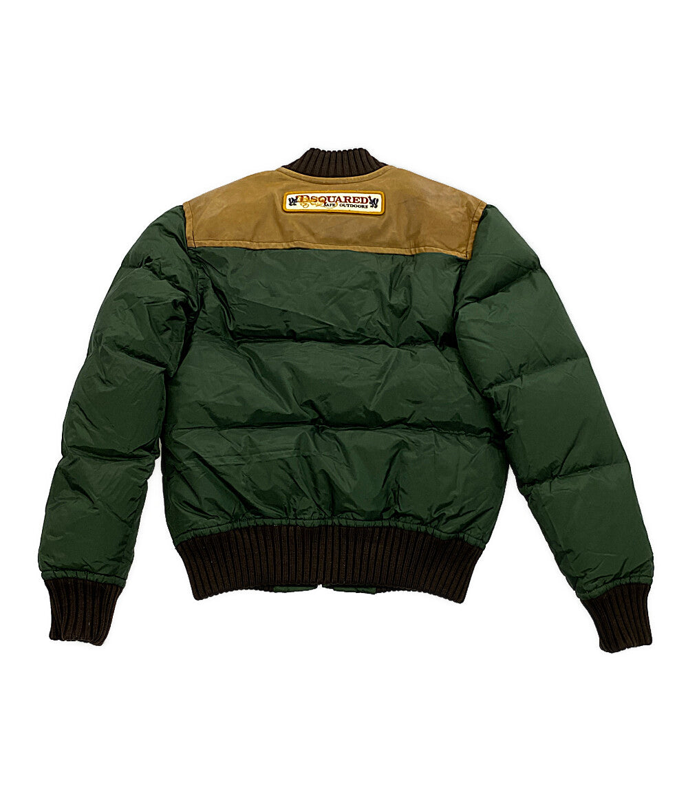 DSQUARED2 ダウンジャケット レザー切り替え メンズ SIZE 44 ディー