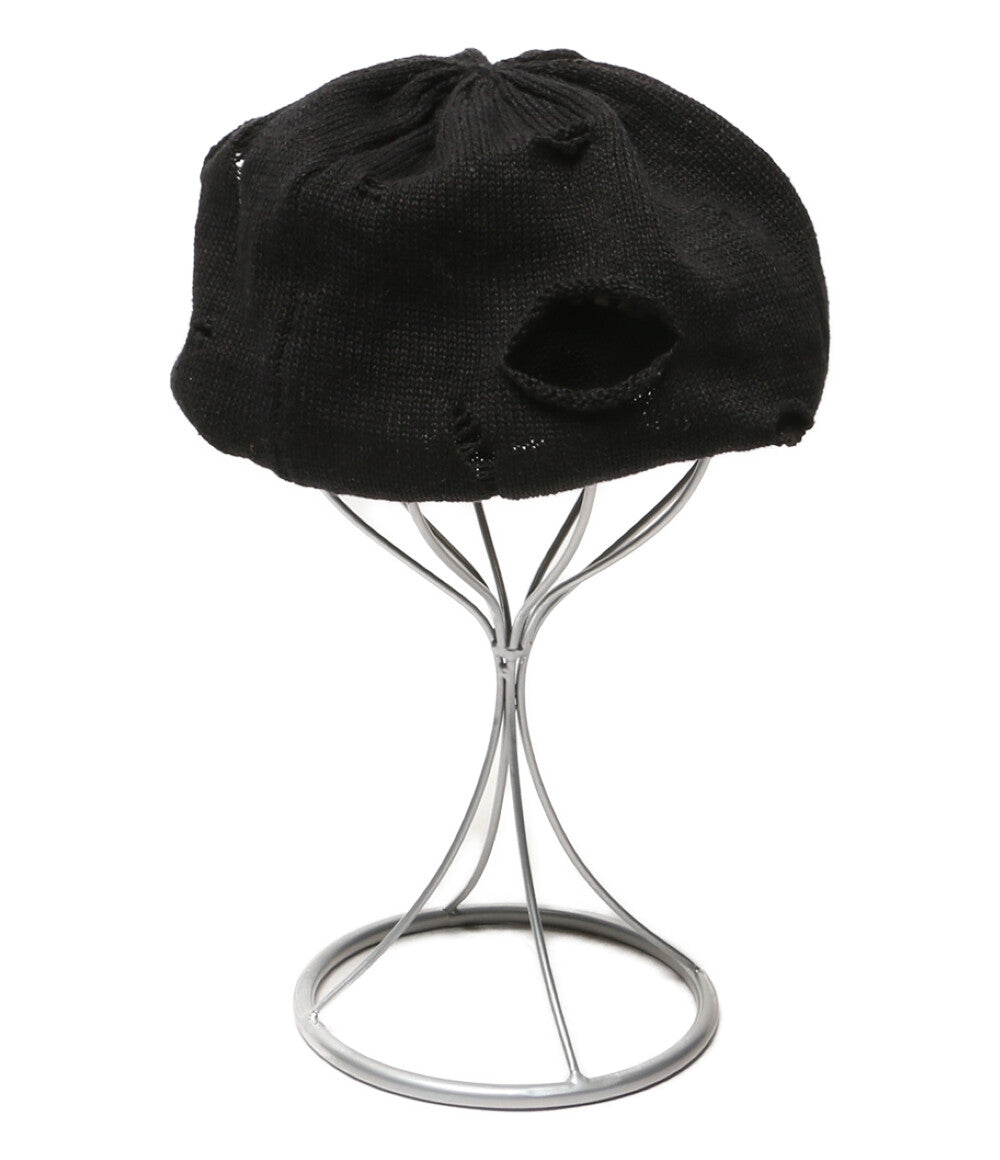 YOHJI YAMAMOTO POUR HOMME ベレー帽 JERSEY DAMAGED BERET HP-H01-360