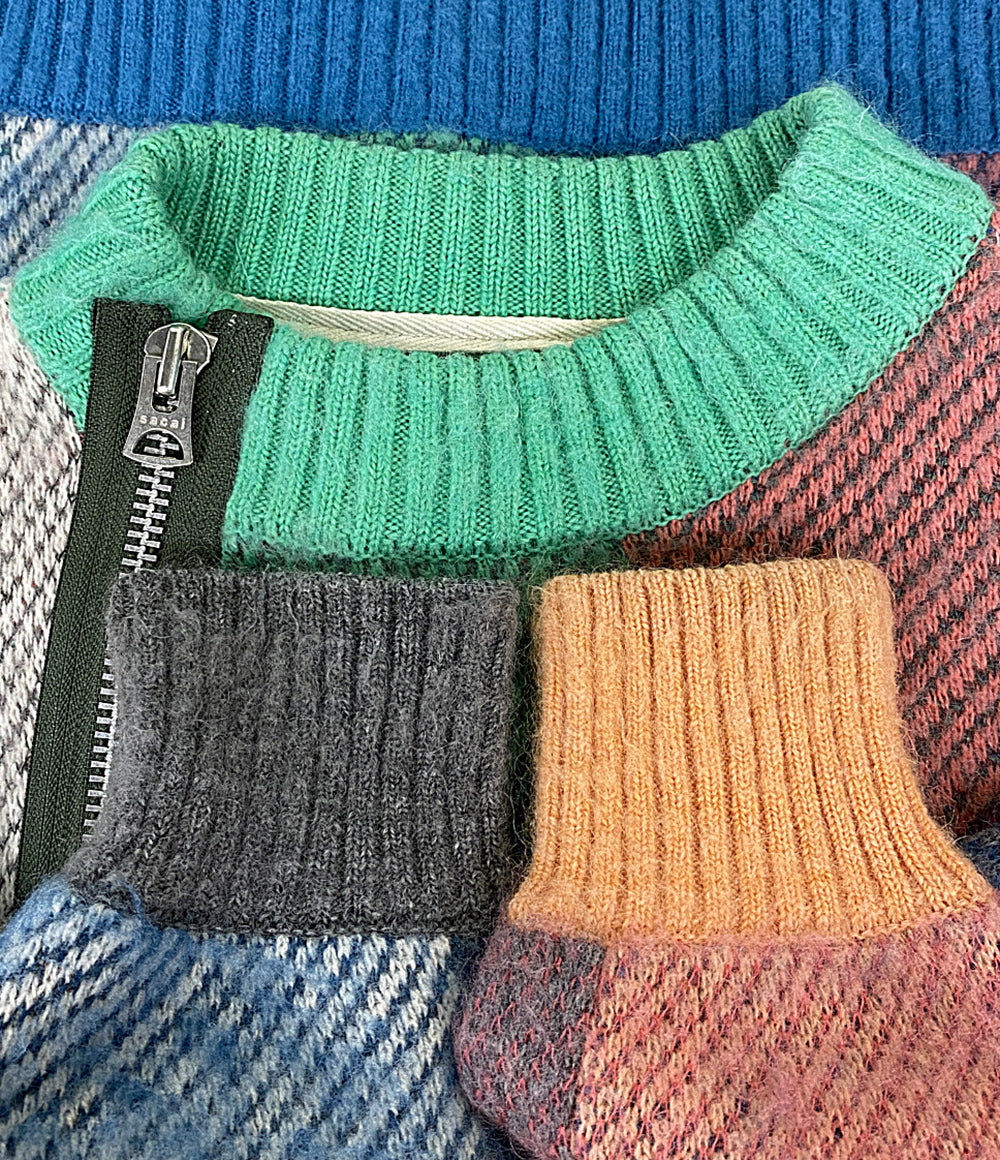 サカイ ブルゾン 22AW Plaid Knit Blouson 22-02857M メンズ SIZE 2