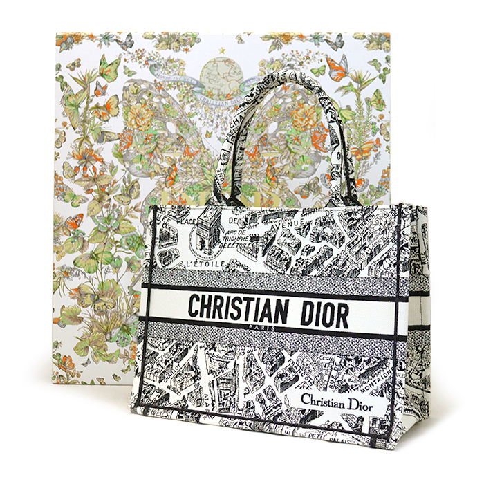 クリスチャンディオール(Christian Dior) ブックトート ミディアム