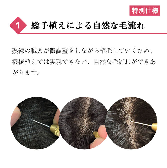 人毛100% 部分ウィッグ】 デイリートップウィッグL – Reju -ウィッグ