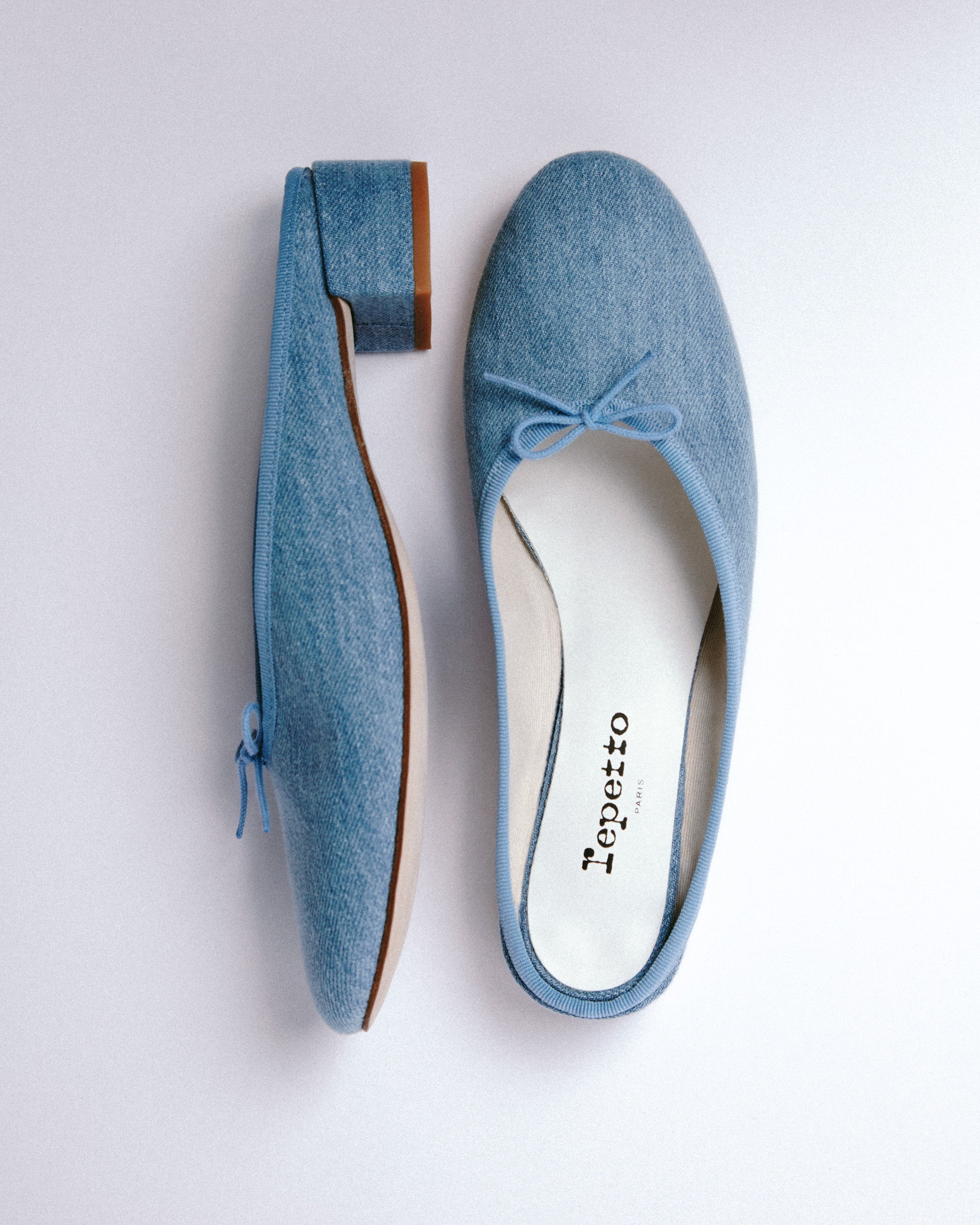 Camille Mules Blue Horizon | Repetto