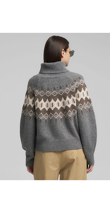 フェアアイルウールブレンドオフタートルニット｜REPLAY リプレイ公式