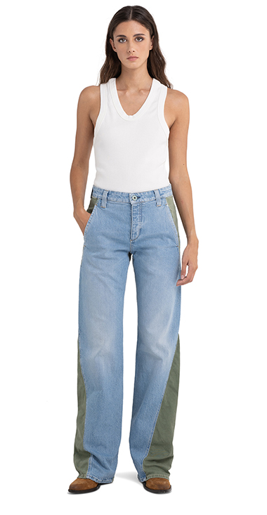 バギーフィットNARJAテンセルコットンデニム｜REPLAY リプレイ公式通販