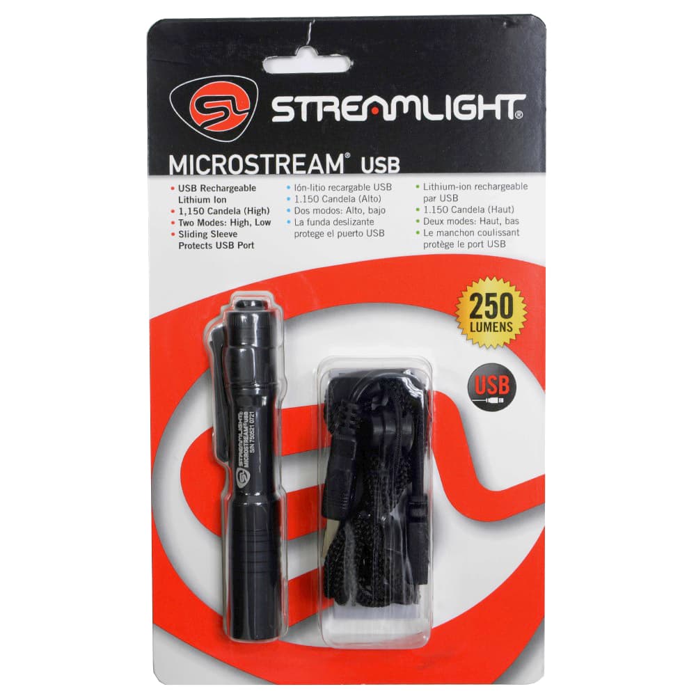 STREAMLIGHT フラッシュライト MicroStream USB 充電式 懐中電灯