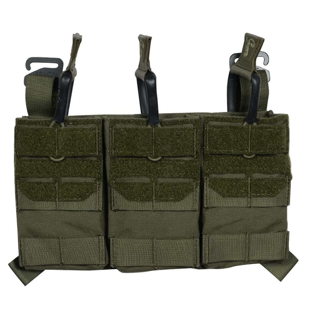 AGILITE】 トリプルマガジンポーチパネル レンジャーグリーン プラ